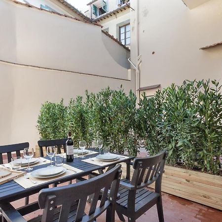 Apartments Florence-Taddea Terrace Exterior foto